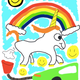 Illustration for article titled Elon Musk’s Cryptic Art Suggests Unicorn Fart-Powered Teslas